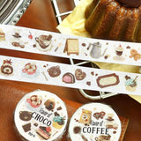 Washi Tape Tokimeki Flavor - Coffee