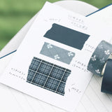 Washi tape Color Check 3-pack - Smoke Blue