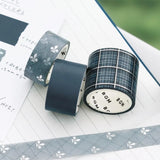 Washi tape Color Check 3-pack - Smoke Blue