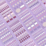 Planner Stickers Sheet - Daily Palette - Lilac