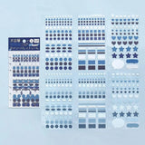 Planner Stickers Sheet - Daily Palette - Ocean