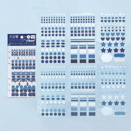 Planner Stickers Sheet - Daily Palette - Ocean