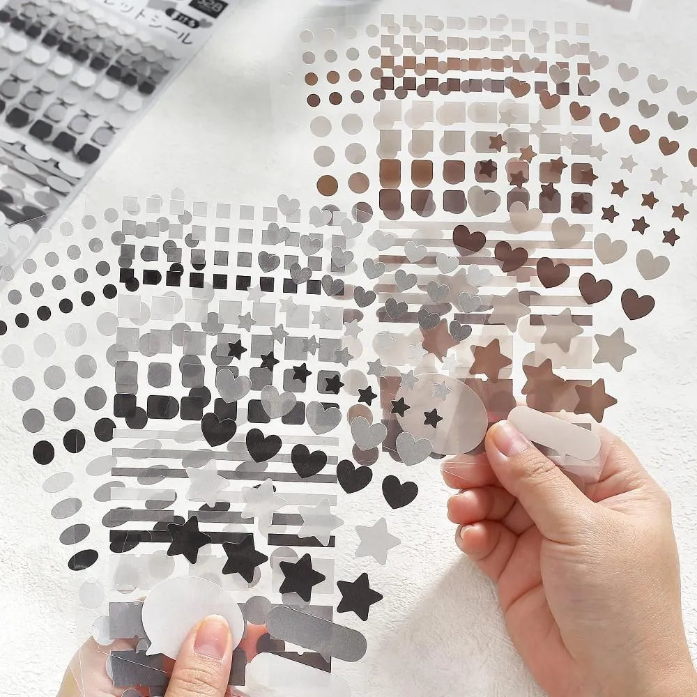 Planner Stickers Sheet - Daily Palette - Dark