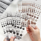 Planner Stickers Sheet - Daily Palette - Dark