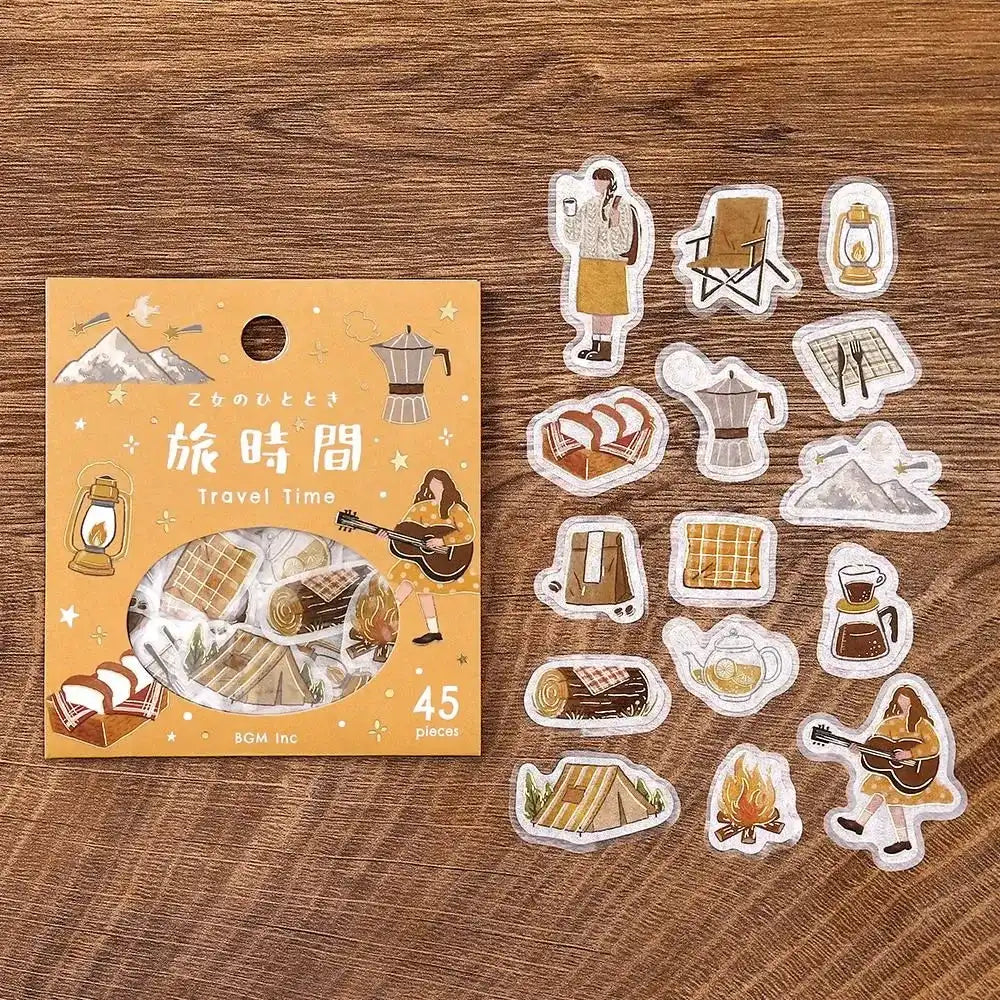 Flake stickers - Maiden's Moment - Travel Time