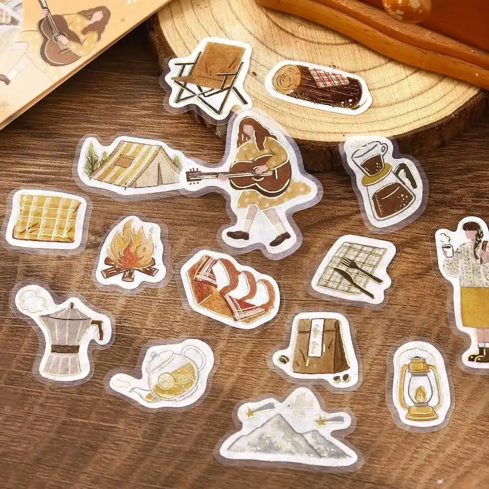 Flake stickers - Maiden's Moment - Travel Time