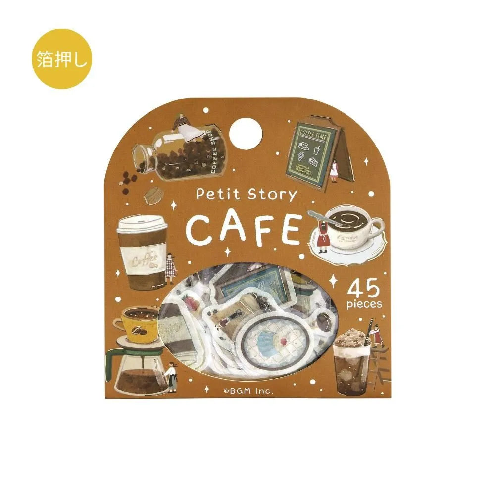 Flake stickers - Petit Story - Cafe