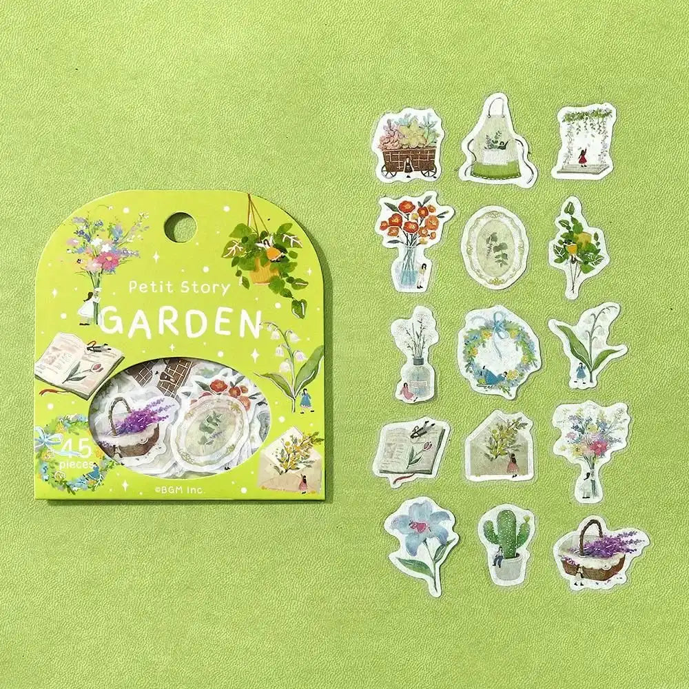 Flake stickers - Petit Story - Garden