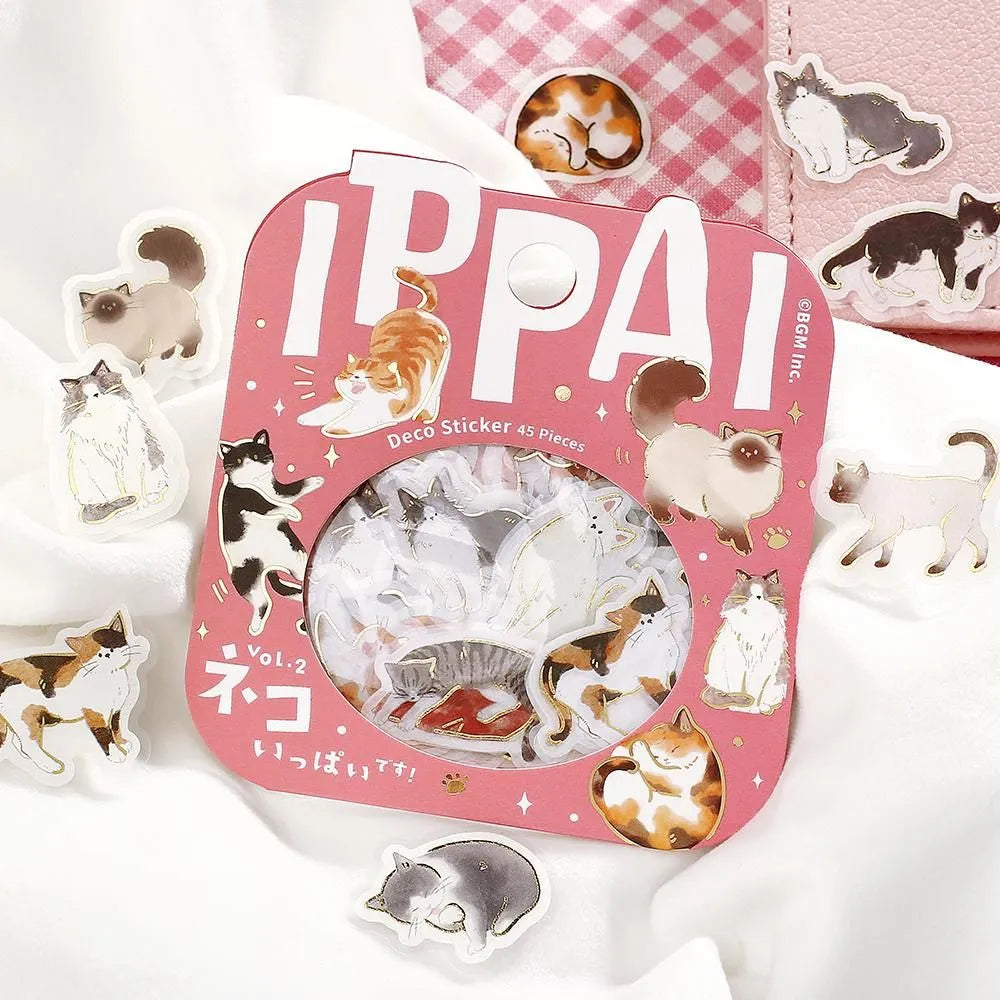 Flake stickers - Ippai -  There are a lot of cats