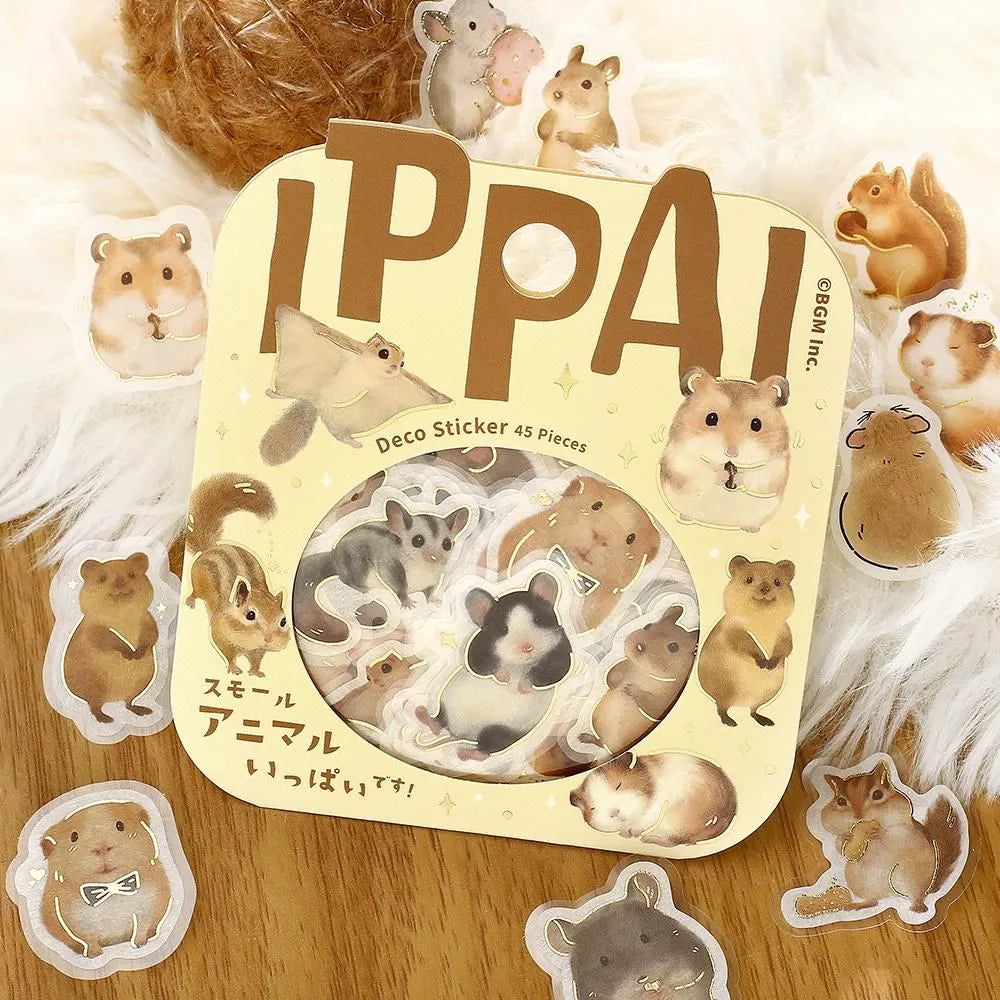 Flake stickers - Ippai - Small Animals are all over the place!