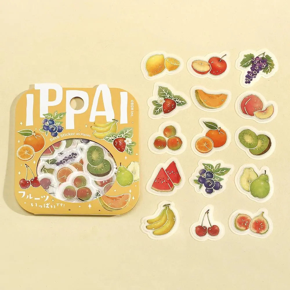 Flake stickers - Ippai -  Fruits are all over the place!