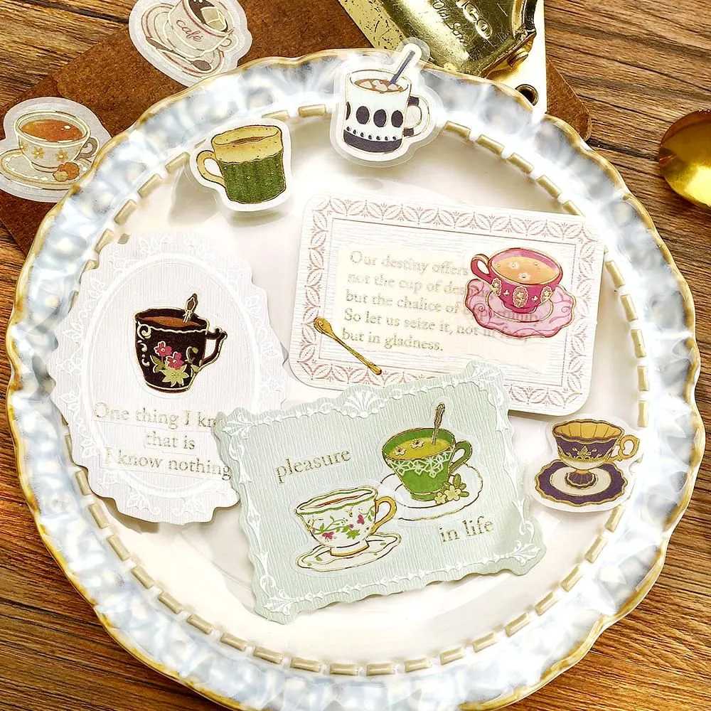 Flake stickers - Ippai -  Cups are full