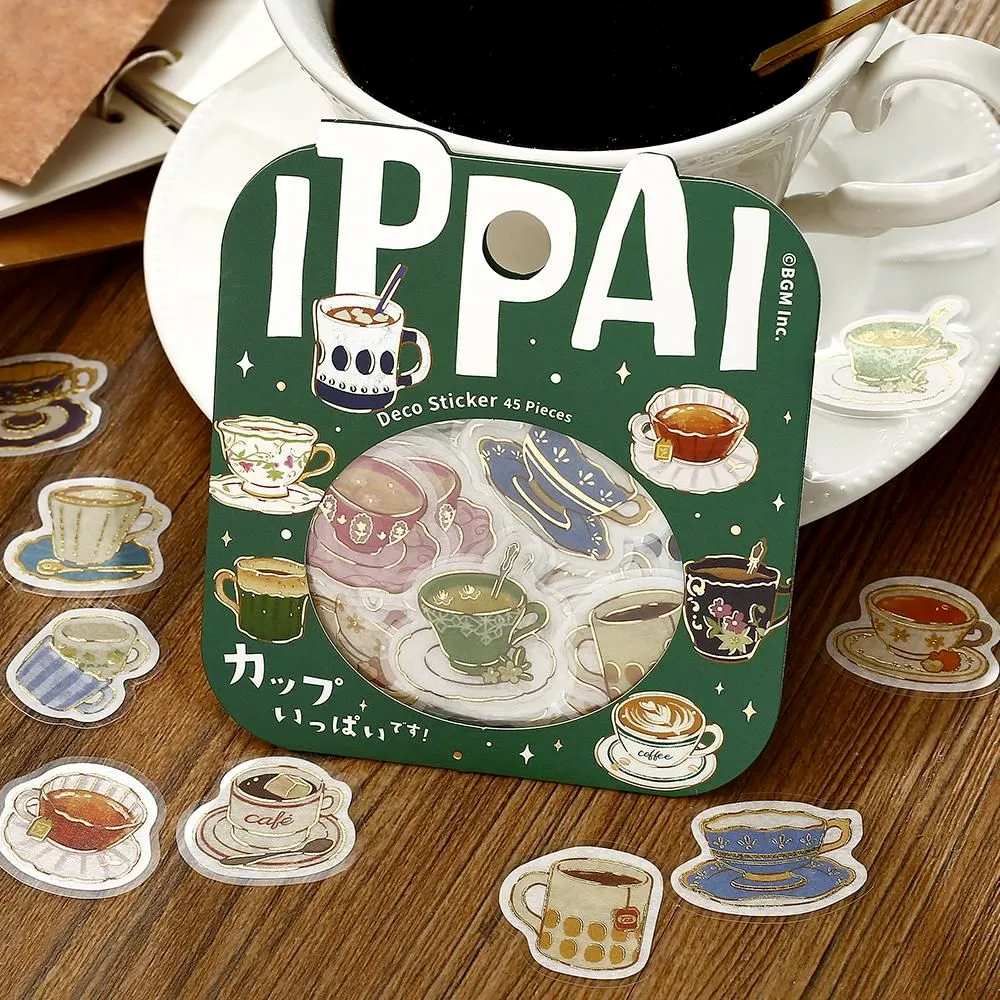 Flake stickers - Ippai -  Cups are full