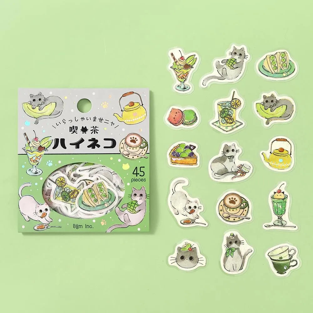 Flake stickers - Welcome Meow! - Haineko