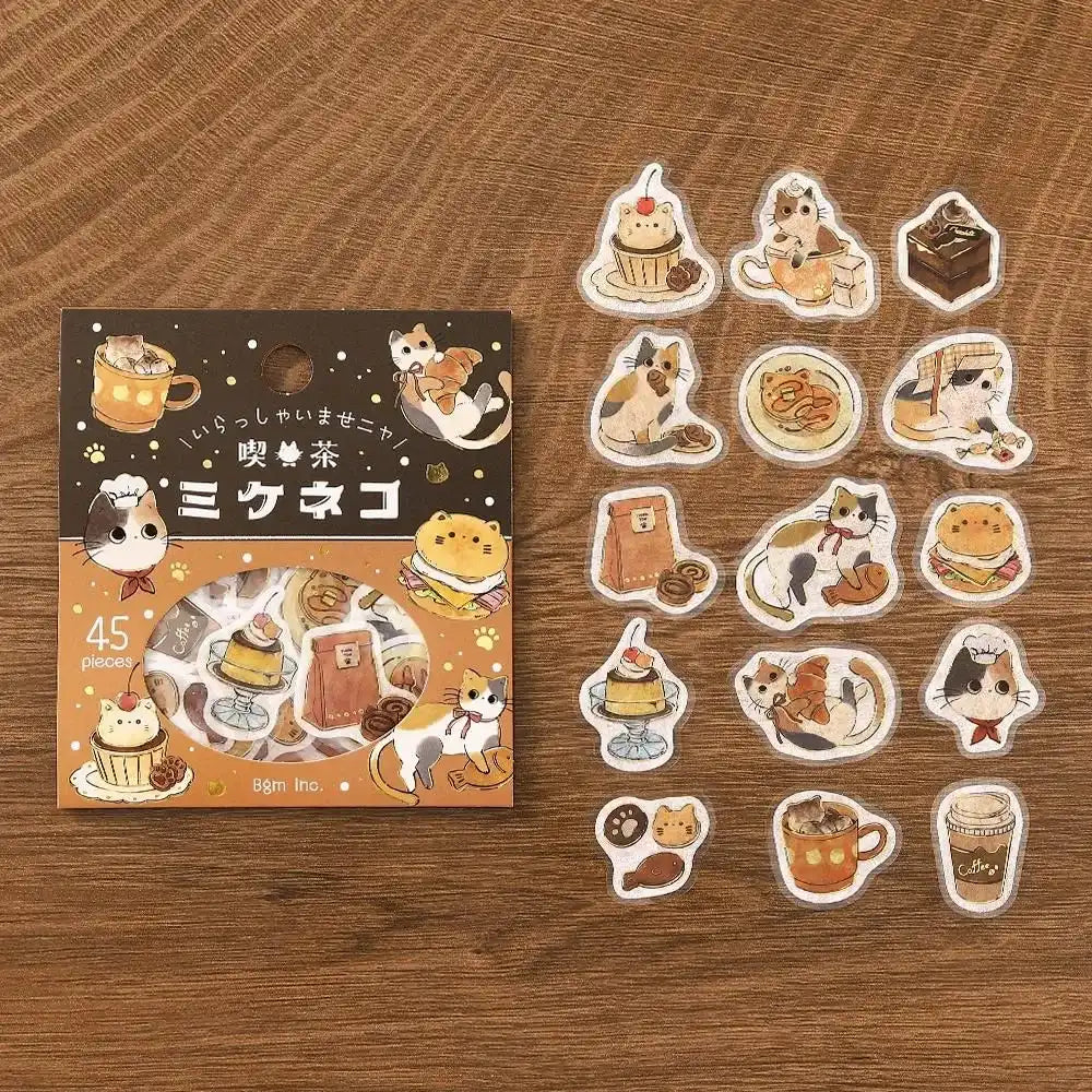Flake stickers - Welcome Meow! - Mikecat