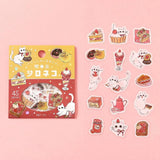 Flake stickers - Welcome Meow! - Shironeko