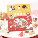 Flake stickers - Welcome Meow! - Shironeko