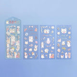 Clear stickers IRIDE 3-pack - Fairy tale Animal