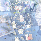 Clear stickers IRIDE 3-pack - Fairy tale Animal