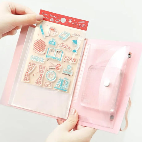 Förvaringsmapp BGM Clear stamps - Sakura