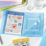 Förvaringsmapp BGM Clear stamps - Baby Blue