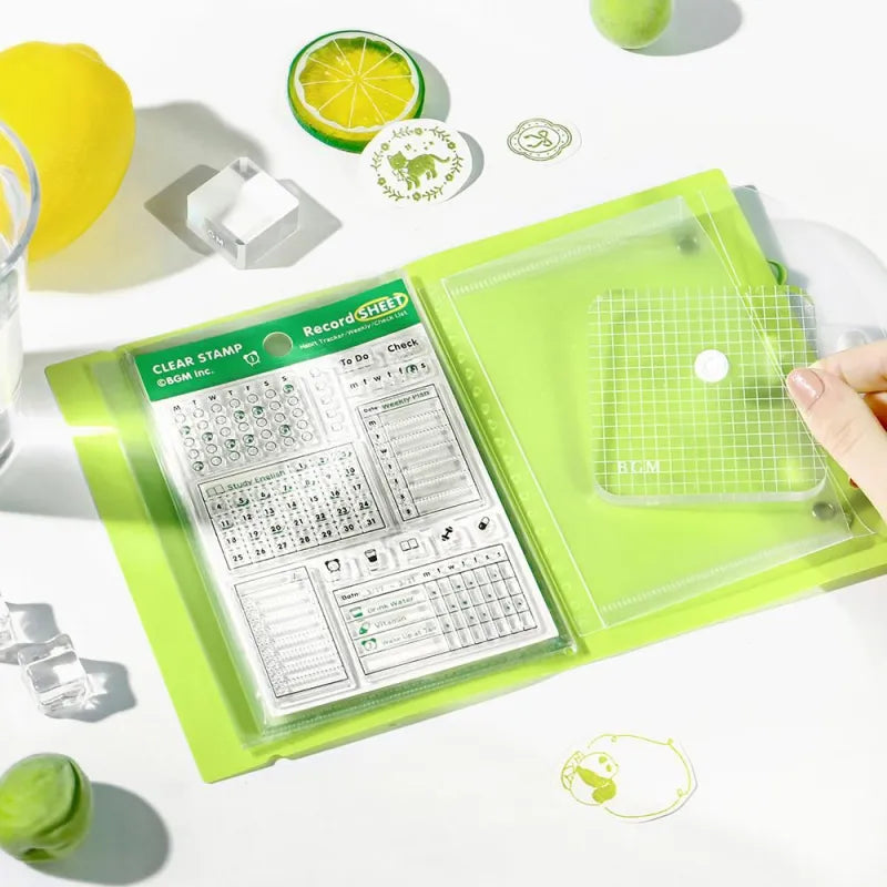 Förvaringsmapp BGM Clear stamps - Melon