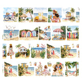 Pre cut Pet Tape - Penpaling Paula 60 mm - Beach Vacay
