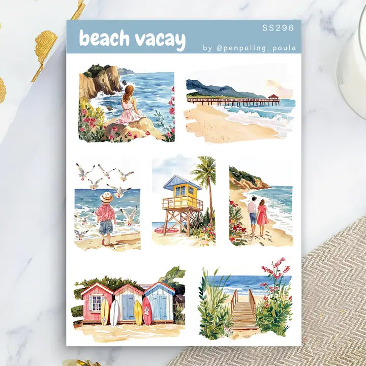 Stickers - Penpaling Paula - Beach Vacay