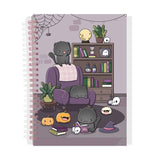 Reusable Sticker Storage - Black Cat