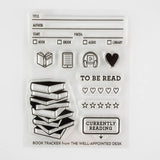 Clear Stamp Set - Book Tracker