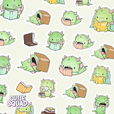 Stickersheet CutieSquad - Bookdragons