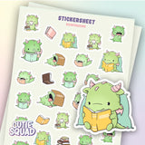 Stickersheet CutieSquad - Bookdragons