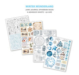 Junk Journal &amp; Ephemera book - Winter Wonderland