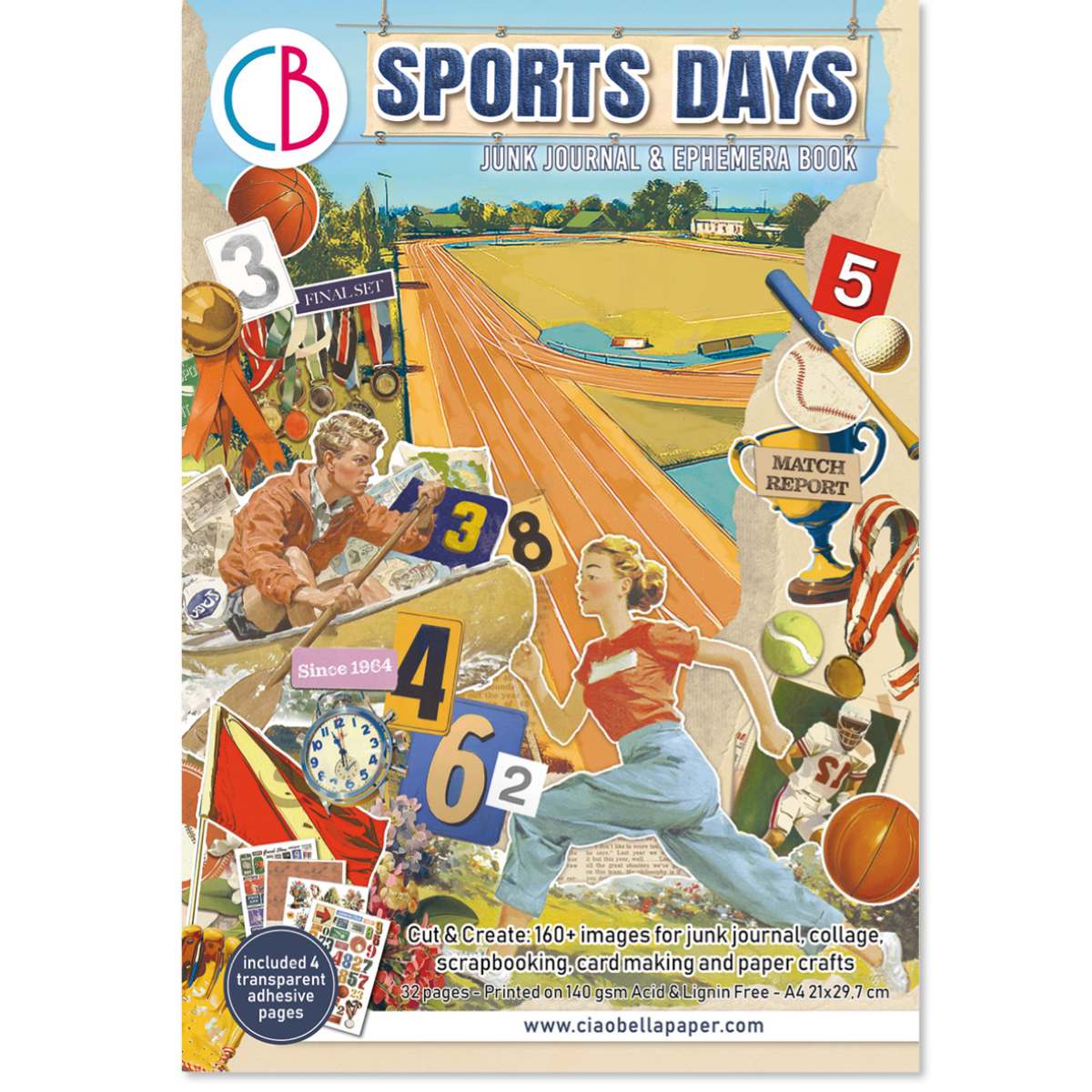 Junk Journal & Ephemera book - Sports Days