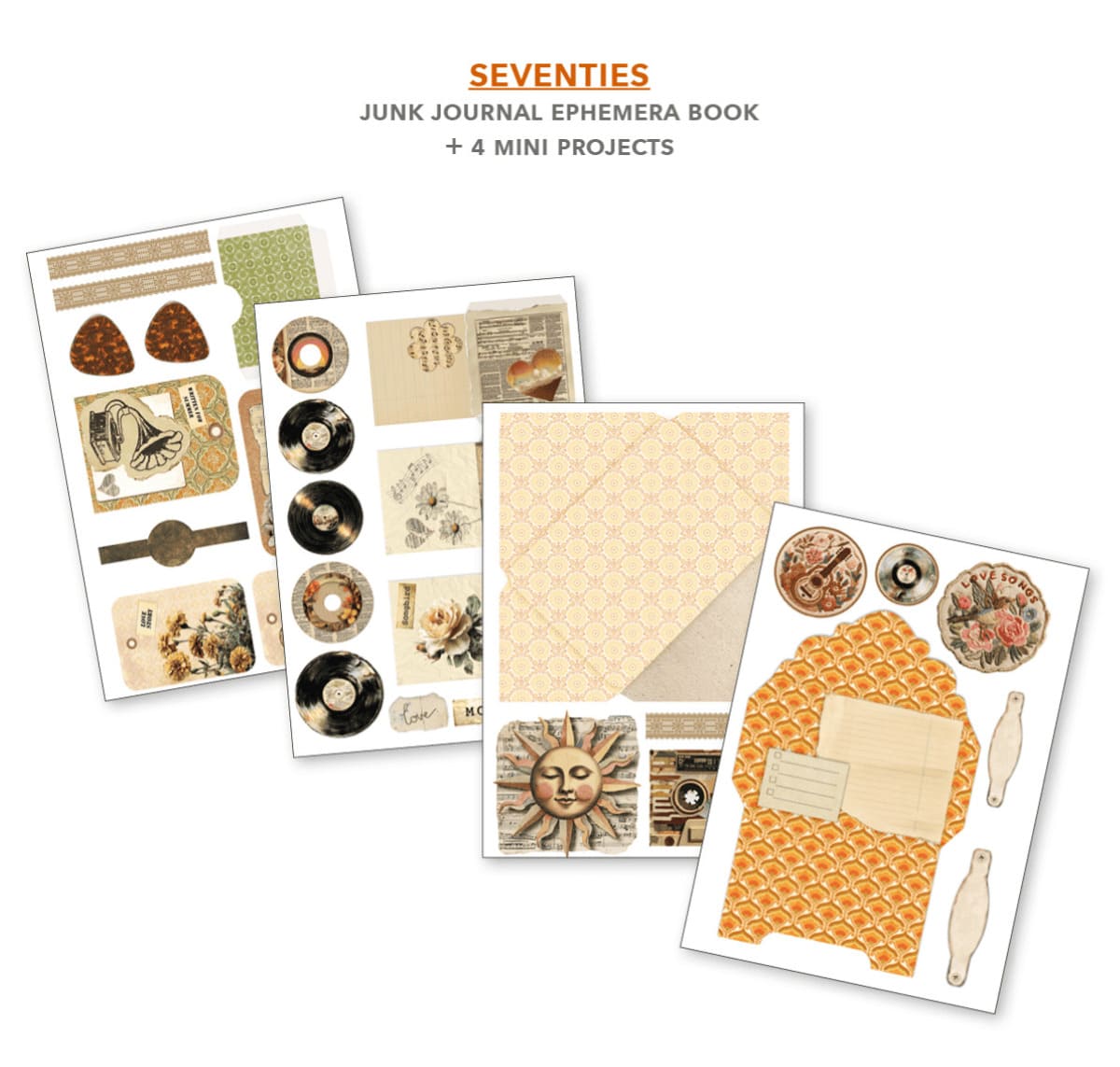 Junk Journal & Ephemera book - Seventies