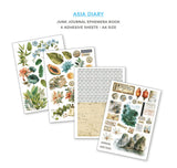 Junk Journal & Ephemera book - Asia Diary