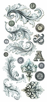Art stickers 5-pack - Typographic