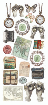 Art stickers 5-pack - Eastern Journey