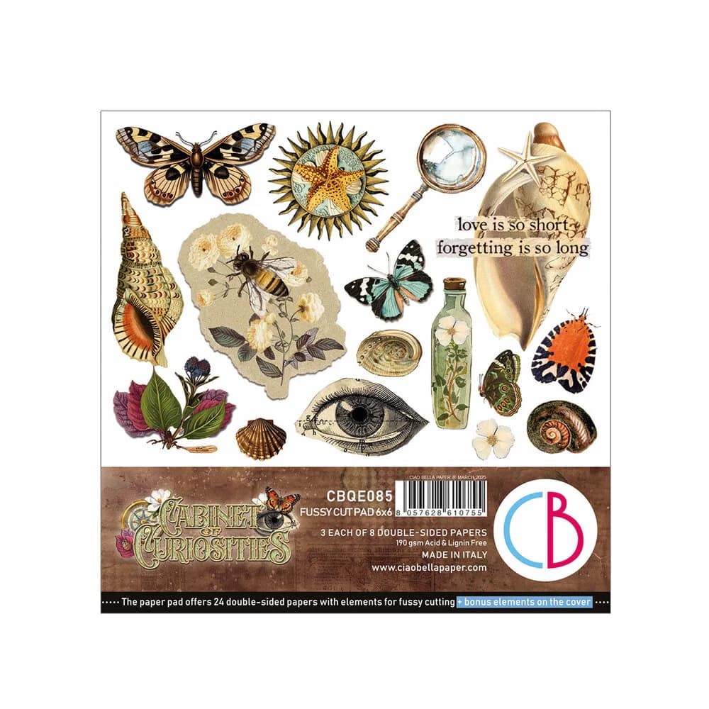 Fussy Cut Pad 24-pack - Cabinet of curiosities