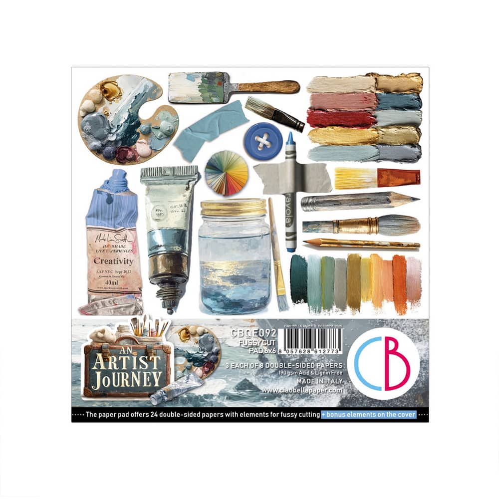Fussy Cut Pad 24-pack - An artist journey