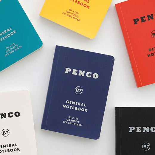 Anteckningsbok General Notebook B7 Grid - Navy