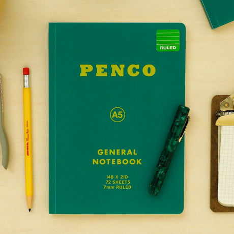 Anteckningsbok General Notebook A5 Ruled - Green
