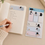 Bookmark Sticky Notes - Mocha cat - 6 designer