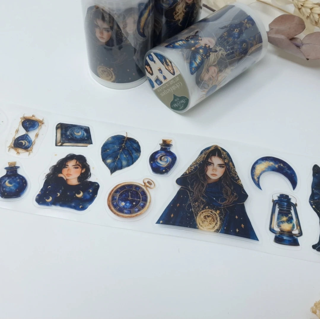 Sticker Pet Tape - Pre-cut - Celestial Keepers - 74 mm