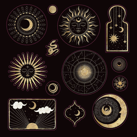 Celestial wonders - Sticker book - 10 - Peter Pauper Press - Tidformera