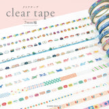Clear tape 7 mm - Pop icon - Star