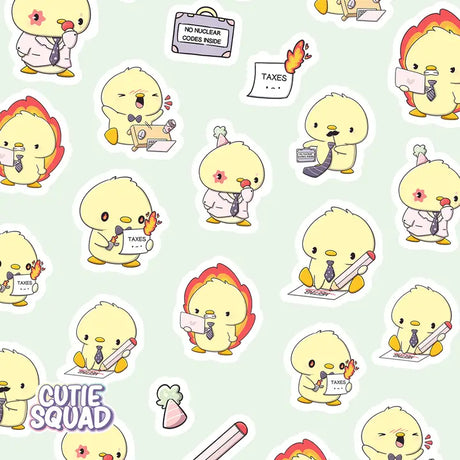 Stickersheet CutieSquad - Corporate Clowns