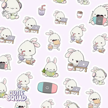 Stickersheet CutieSquad - Cozy Bunnies