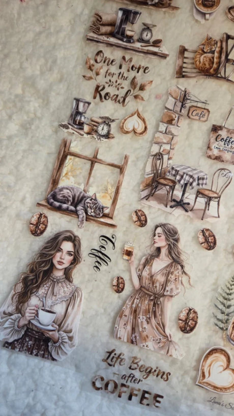 Pet Tape - Lana - 70 mm - Cozy Coffee Days