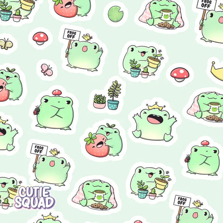 Stickersheet CutieSquad - Cute Froggies